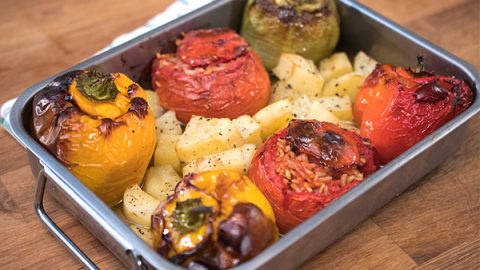 Gemista (Stuffed Vegetables - South African Style)