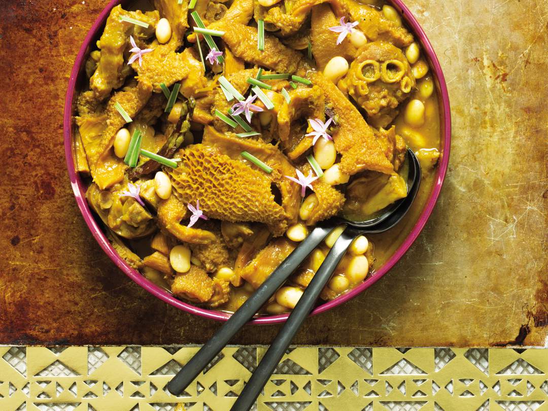 Curried Tripe and Trotters (Kerrie Pens en Pootjies)