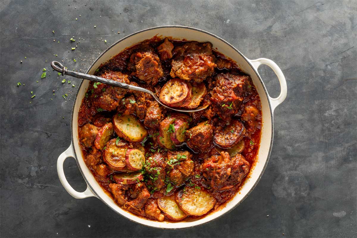 Oxtail Stew (Osstert Bredie)